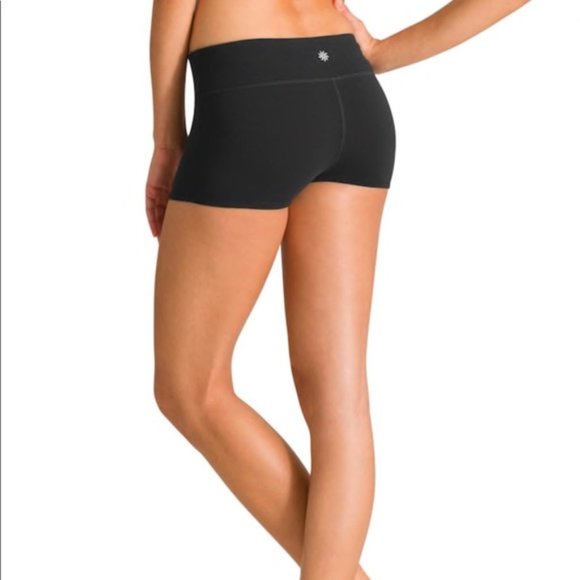 Athleta Pants - Athleta Chataranga Black Shortie Shorts